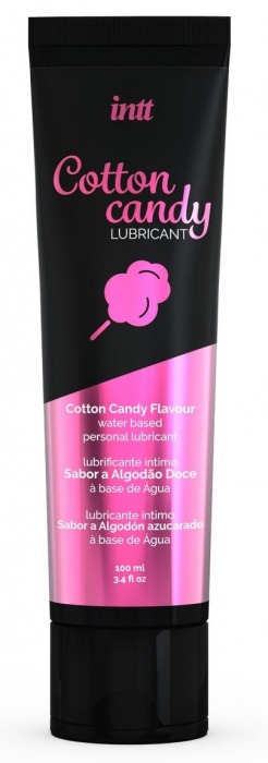 Интимный гель на водной основе Cotton Candy Lubricant - 100 мл. - INTT - купить с доставкой в Йошкар-Оле