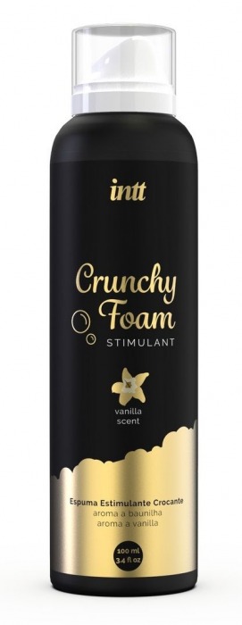 Пенка для массажа Crunchy Foam Stimulant Vanilla - 100 мл. - INTT - купить с доставкой в Йошкар-Оле