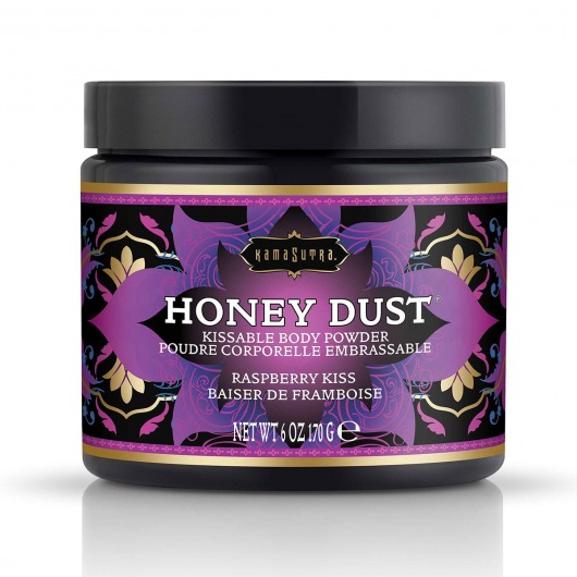Пудра для тела Honey Dust Body Powder с ароматом малины - 170 гр. - Kama Sutra - купить с доставкой в Йошкар-Оле