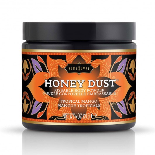 Пудра для тела Honey Dust Body Powder с ароматом манго - 170 гр. - Kama Sutra - купить с доставкой в Йошкар-Оле