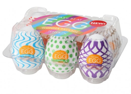 Набор из 6 мастурбаторов Tenga EGG IV с различным рельефом - Tenga - в Йошкар-Оле купить с доставкой
