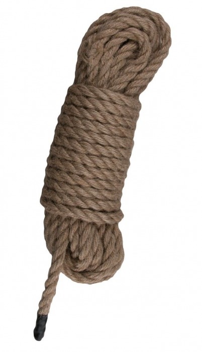 Пеньковая веревка для связывания Hemp Rope - 5 м. - Easy toys - купить с доставкой в Йошкар-Оле