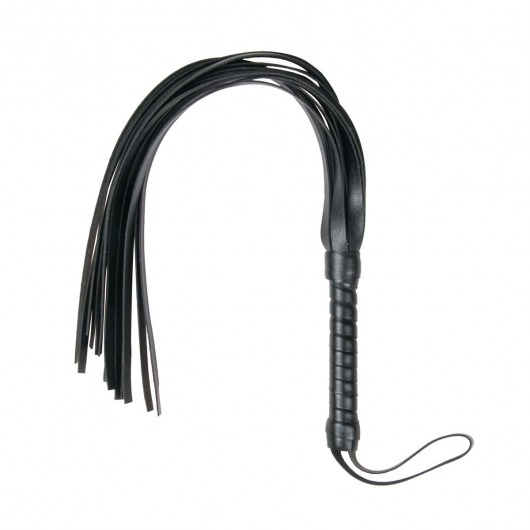 Черный флоггер Flogger Whip - 46 см. - Easy toys - купить с доставкой в Йошкар-Оле