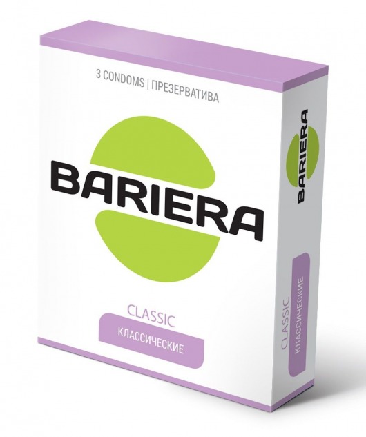 Классические презервативы Bariera Classic - 3 шт. - Bariera - купить с доставкой в Йошкар-Оле