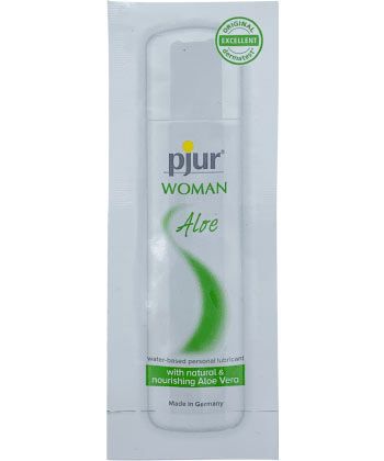 Лубрикант на водной основе pjur WOMAN Aloe - 2 мл. - Pjur - купить с доставкой в Йошкар-Оле