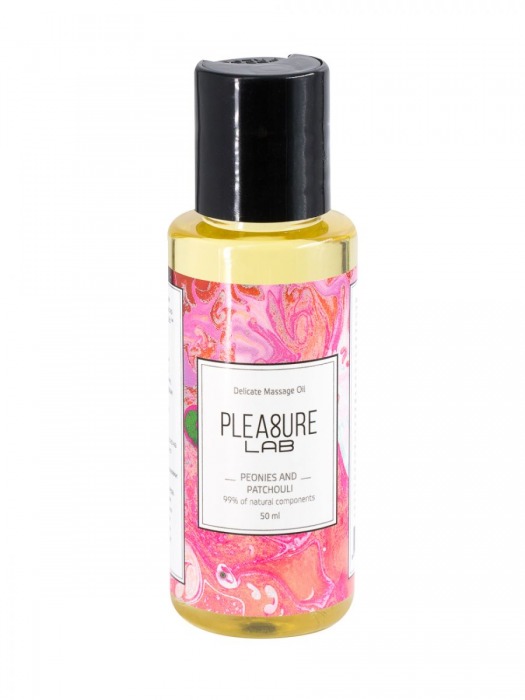 Массажное масло Pleasure Lab Delicate с ароматом пиона и пачули - 50 мл. - Pleasure Lab - купить с доставкой в Йошкар-Оле