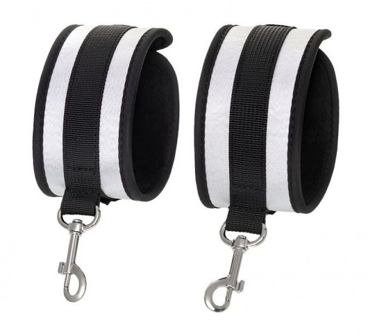 Серебристо-черные оковы Anonymo - ToyFa - купить с доставкой в Йошкар-Оле