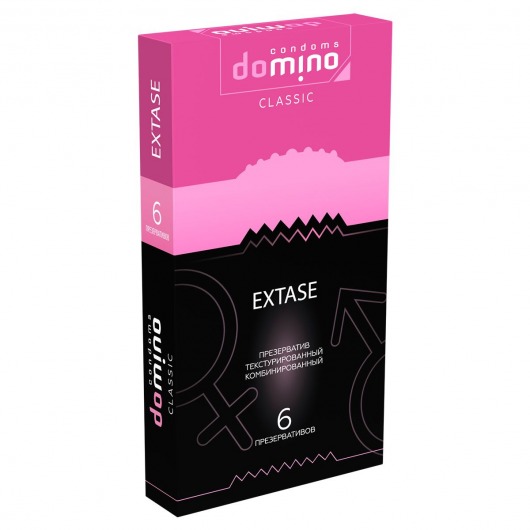 Презервативы с точками и рёбрышками DOMINO Classic Extase - 6 шт. - Domino - купить с доставкой в Йошкар-Оле