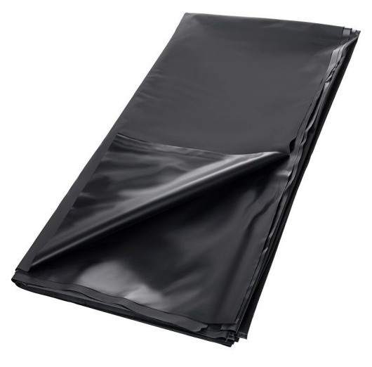 Черная простыня для секса из ПВХ - 220 х 200 см. - ToyFa - купить с доставкой в Йошкар-Оле