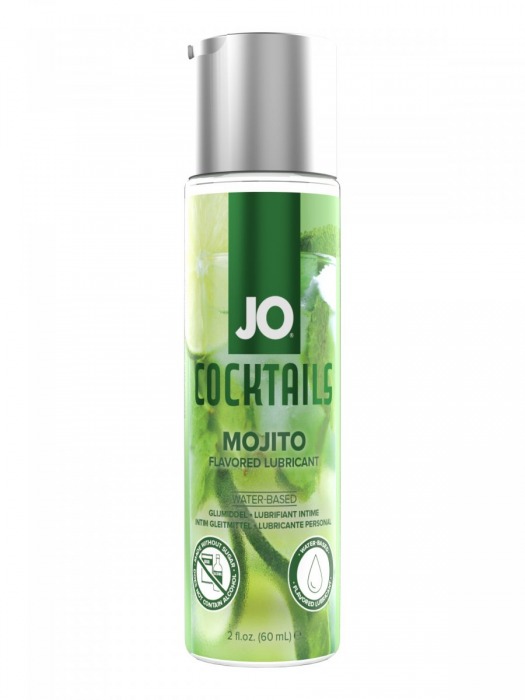 Вкусовой лубрикант на водной основе JO Cocktails Mojito - 60 мл. - System JO - купить с доставкой в Йошкар-Оле