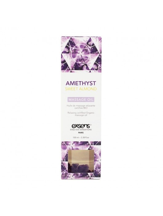 Органическое массажное масло AMETHYST SWEET ALMOND - 100 мл. - Exsens - купить с доставкой в Йошкар-Оле