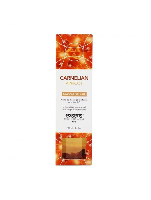 Органическое массажное масло CARNELIAN APRICOT - 100 мл. - Exsens - купить с доставкой в Йошкар-Оле