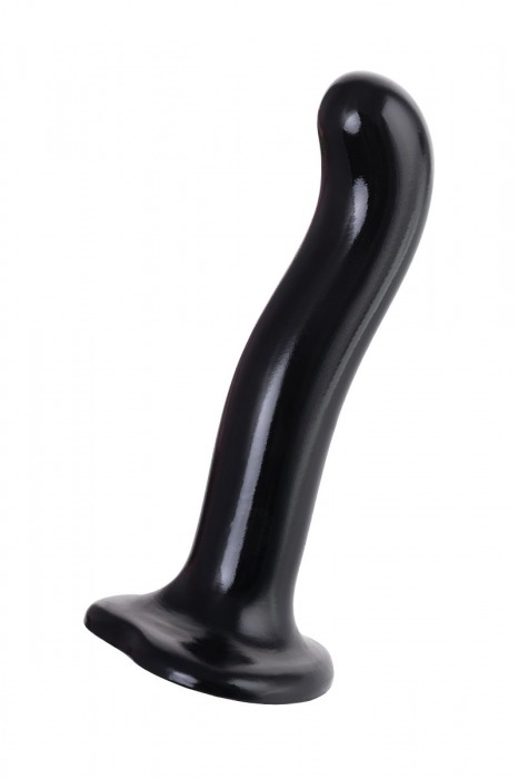 Черный стимулятор для пар P G-Spot Dildo Size M - 18 см. - Strap-on-me - в Йошкар-Оле купить с доставкой