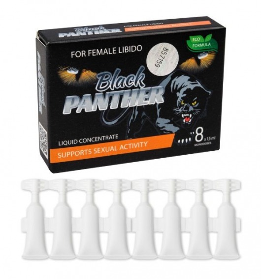 Пищевой концентрат для женщин BLACK PANTER - 8 монодоз (по 1,5 мл.) - Sitabella - купить с доставкой в Йошкар-Оле