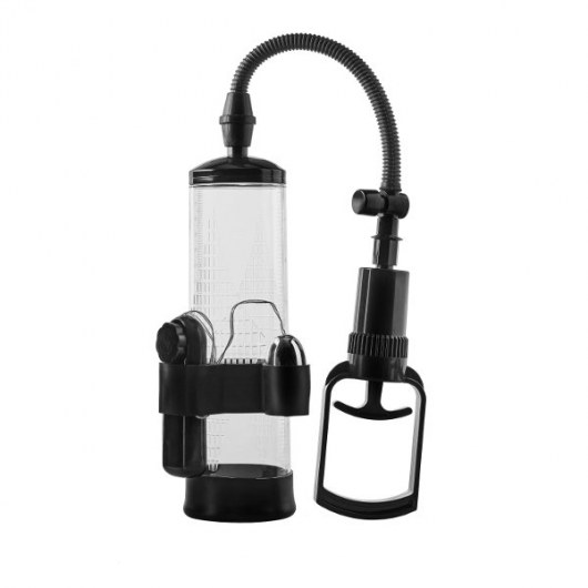 Прозрачная вакуумная помпа с вибрацией Vibrating Penis Pump - Dream Toys - в Йошкар-Оле купить с доставкой