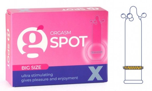 Стимулирующая насадка G-Spot X Big size - Sitabella - купить с доставкой в Йошкар-Оле