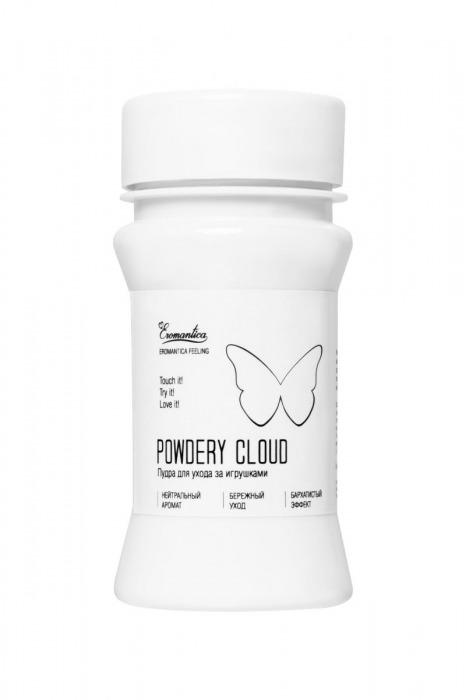 Пудра для ухода за игрушками Powdery Cloud с нейтральным ароматом - 40 гр. - Eromantica - купить с доставкой в Йошкар-Оле