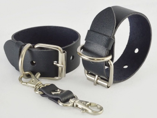 Наручники из натуральной кожи  Новичок - Sitabella - купить с доставкой в Йошкар-Оле