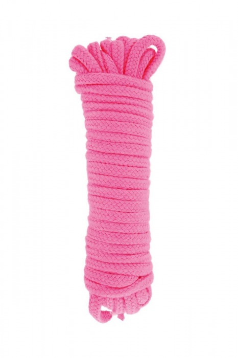 Розовая веревка для связывания Sweet Caress Rope - 10 метров - Sweet Caress - купить с доставкой в Йошкар-Оле