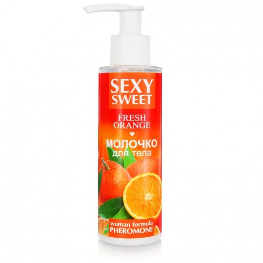 Молочко для тела с феромонами и ароматом апельсина Sexy Sweet Fresh Orange - 150 гр. -  - Магазин феромонов в Йошкар-Оле