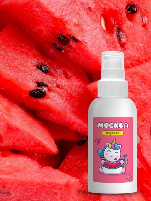 Универсальная смазка с ароматом арбуза  Москва Вкусная  - 100 мл. - Москва - купить с доставкой в Йошкар-Оле