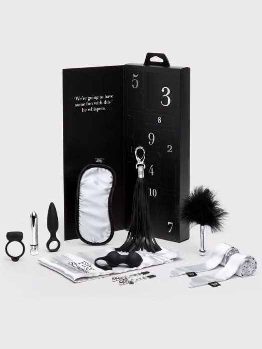 Эротический набор Pleasure Overload 10 Days of Play Gift Set - Fifty Shades of Grey - купить с доставкой в Йошкар-Оле