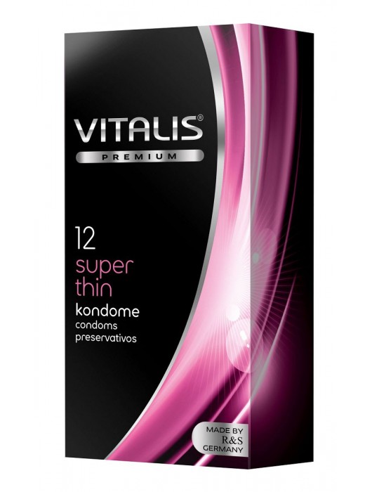 Ультратонкие презервативы VITALIS PREMIUM super thin - 12 шт. - Vitalis - купить с доставкой в Йошкар-Оле