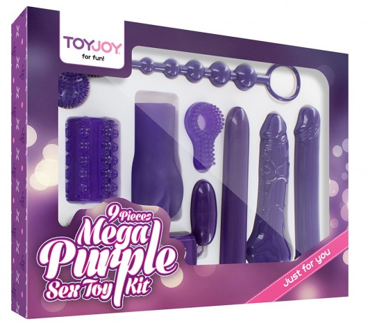 Эротический набор Toy Joy Mega Purple - Toy Joy - купить с доставкой в Йошкар-Оле
