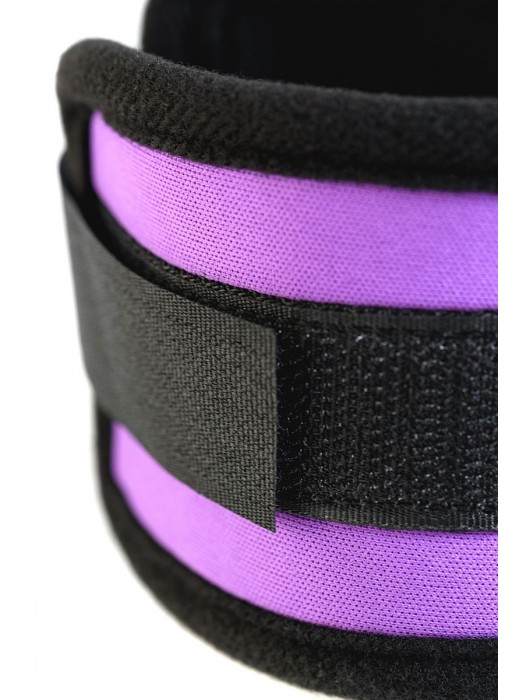 Наручники из неопрена фиолетового цвета - ToyFa - купить с доставкой в Йошкар-Оле