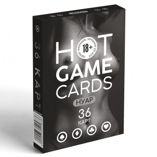 Игральные карты HOT GAME CARDS НУАР - 36 шт. - Сима-Ленд - купить с доставкой в Йошкар-Оле
