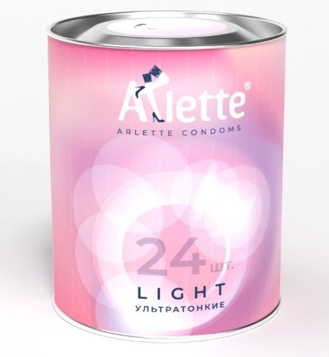 Ультратонкие презервативы Arlette Light - 24 шт. - Arlette - купить с доставкой в Йошкар-Оле