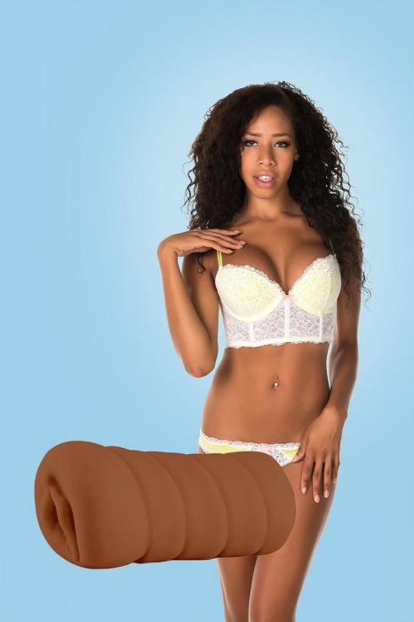 Коричневый мастурбатор-вагина BRIANNA - Dream Toys - в Йошкар-Оле купить с доставкой