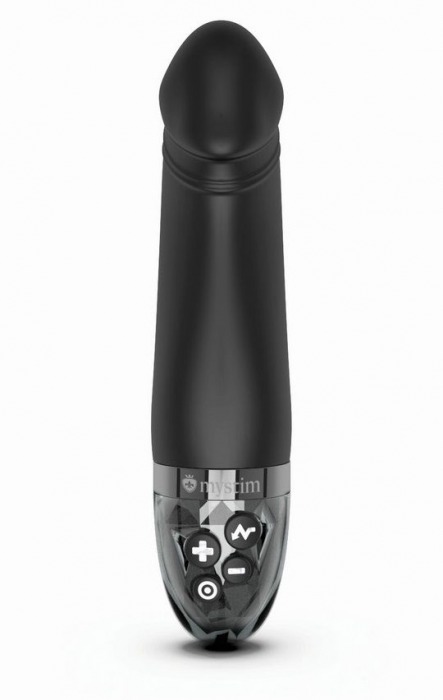 Черный вибратор с электростимуляцией Real Deal Neal - 16,5 см. - MyStim - купить с доставкой в Йошкар-Оле