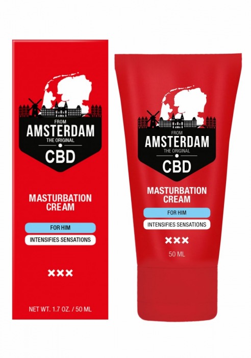 Крем для мастурбации для мужчин CBD from Amsterdam Masturbation Cream For Him - 50 мл. - Shots Media BV - купить с доставкой в Йошкар-Оле