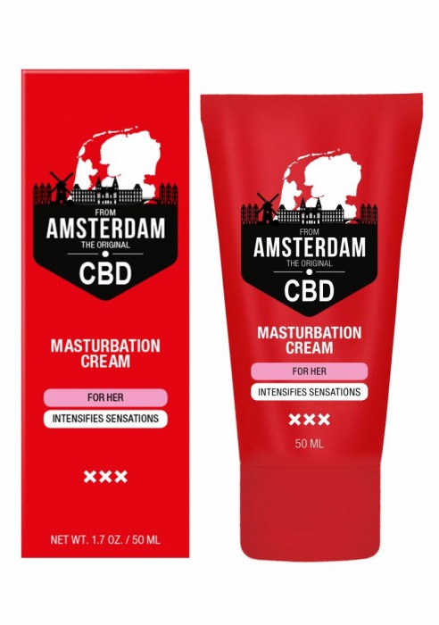 Крем для мастурбации для женщин CBD from Amsterdam Masturbation Cream For Her - 50 мл. - Shots Media BV - купить с доставкой в Йошкар-Оле