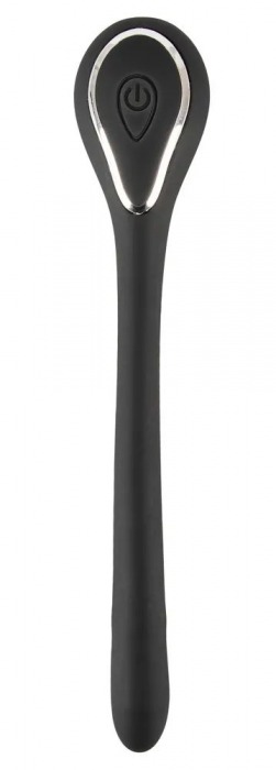Черный гибкий уретральный стимулятор с вибрацией Vibrating Bendable Dilator - 13,5 см. - Orion - купить с доставкой в Йошкар-Оле
