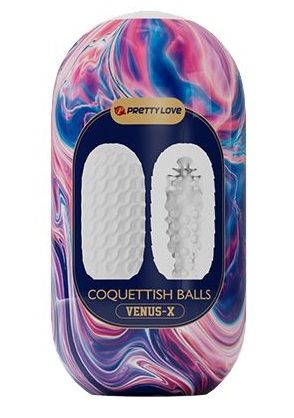 Мастурбатор в форме яйца Coquettish Balls - Baile - в Йошкар-Оле купить с доставкой