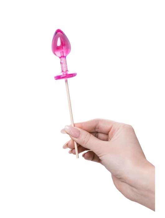 Розовый леденец  в форме анальной втулки со вкусом айриш крим - 29 гр. - Sosuчki - купить с доставкой в Йошкар-Оле