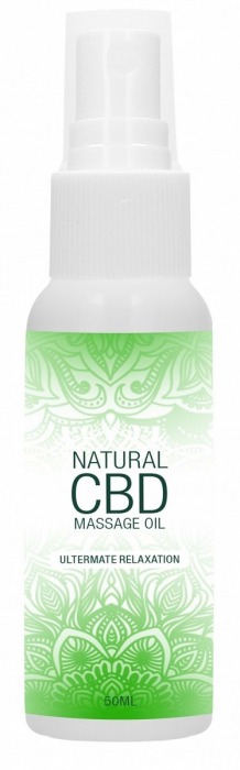 Массажное масло Natural CBD Massage Oil - 50 мл. - Shots Media BV - купить с доставкой в Йошкар-Оле