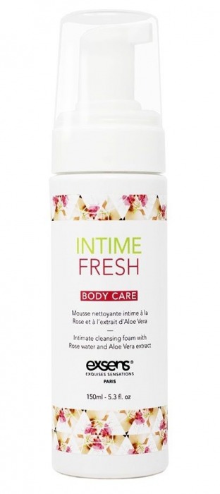 Органическая интимная очищающая пенка Intime Fresh - 150 мл. - Exsens - купить с доставкой в Йошкар-Оле