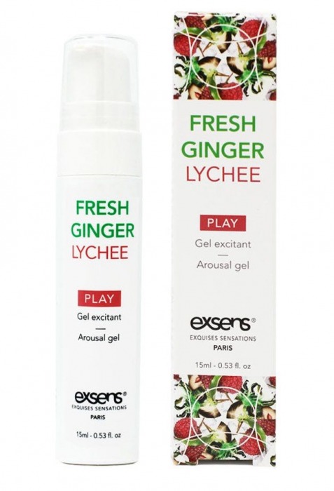 Возбуждающий гель Fresh Ginger Lychee Arousal Gel - 15 мл. - Exsens - купить с доставкой в Йошкар-Оле