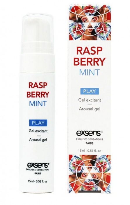 Возбуждающий гель Raspberry Mint с ароматом малины и мяты - 15 мл. - Exsens - купить с доставкой в Йошкар-Оле