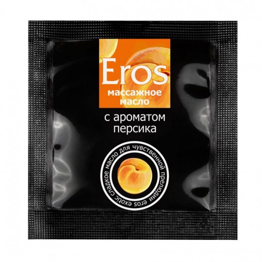 Саше массажного масла Eros exotic с ароматом персика - 4 гр. - Биоритм - купить с доставкой в Йошкар-Оле