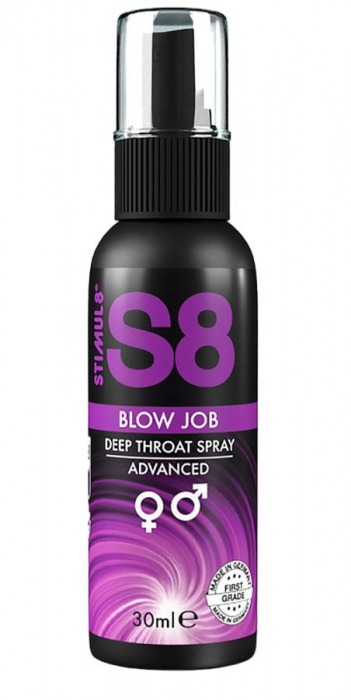 Лубрикант для орального секса S8 Deep Throat Spray - 30 мл. - Stimul8 - купить с доставкой в Йошкар-Оле