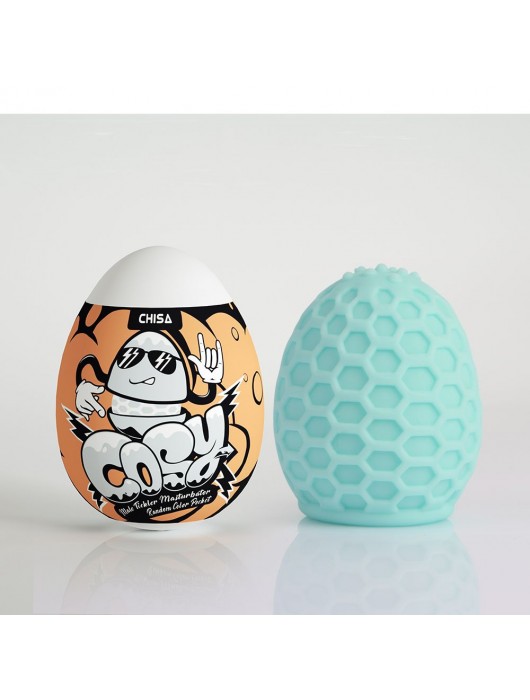 Аквамариновый мастурбатор-яйцо Male Tickler Masturbator - Chisa - в Йошкар-Оле купить с доставкой