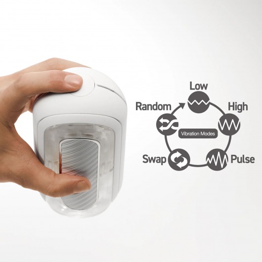 Белый мастурбатор Tenga Flip Zero Gravity с вибрацией - Tenga - в Йошкар-Оле купить с доставкой
