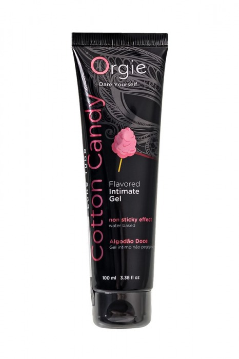 Интимный гель на водной осное Lube Tube Cotton Candy со вкусом сахарной ваты - 100 мл. - ORGIE - купить с доставкой в Йошкар-Оле