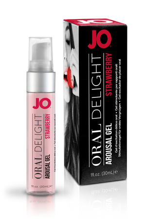 Клубничный лубрикант для оральных ласк Oral Delight Strawberry Sensation - 30 мл. - System JO - купить с доставкой в Йошкар-Оле