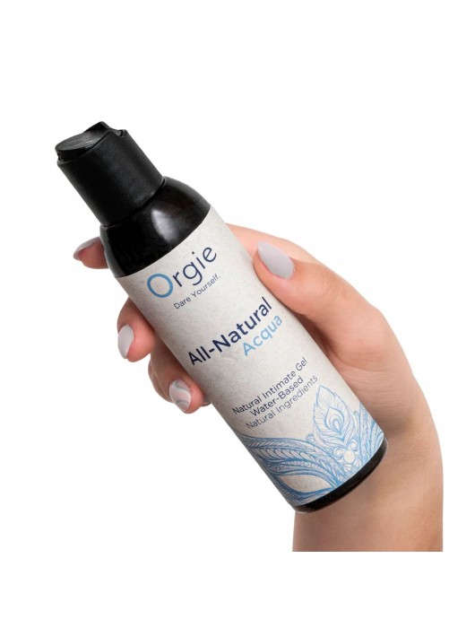 Интимный гель на водной основе Orgie All-Natural Acqua - 150 мл. - ORGIE - купить с доставкой в Йошкар-Оле