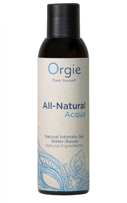 Интимный гель на водной основе Orgie All-Natural Acqua - 150 мл. - ORGIE - купить с доставкой в Йошкар-Оле